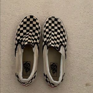 checkered vans womens size 8
